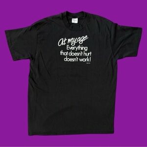 Vintage 90s “At My Age” Graphic Tee